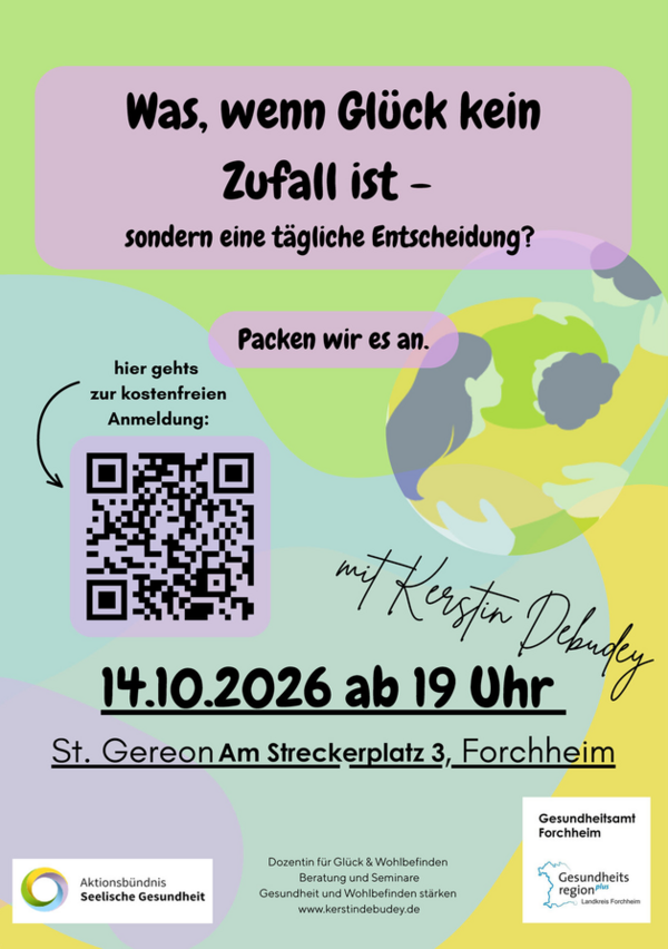 Bild vergr&ouml;&szlig;ern: Flyer Was, wenn Glück kein Zufall ist