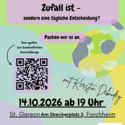 Flyer Was, wenn Glück kein Zufall ist